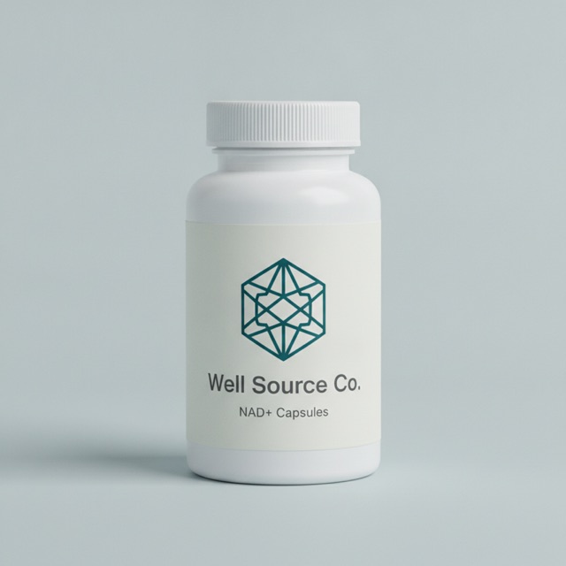 Well Source Co bottle, NAD+ Capsules