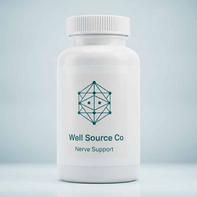 Well Source Co bottle, Nerve Support
