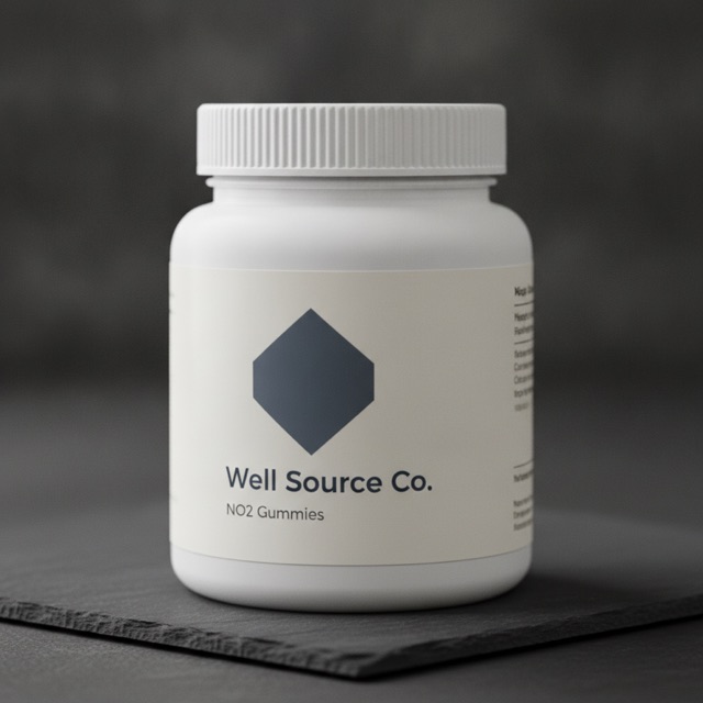 Well Source Co bottle, NO2 Gummies